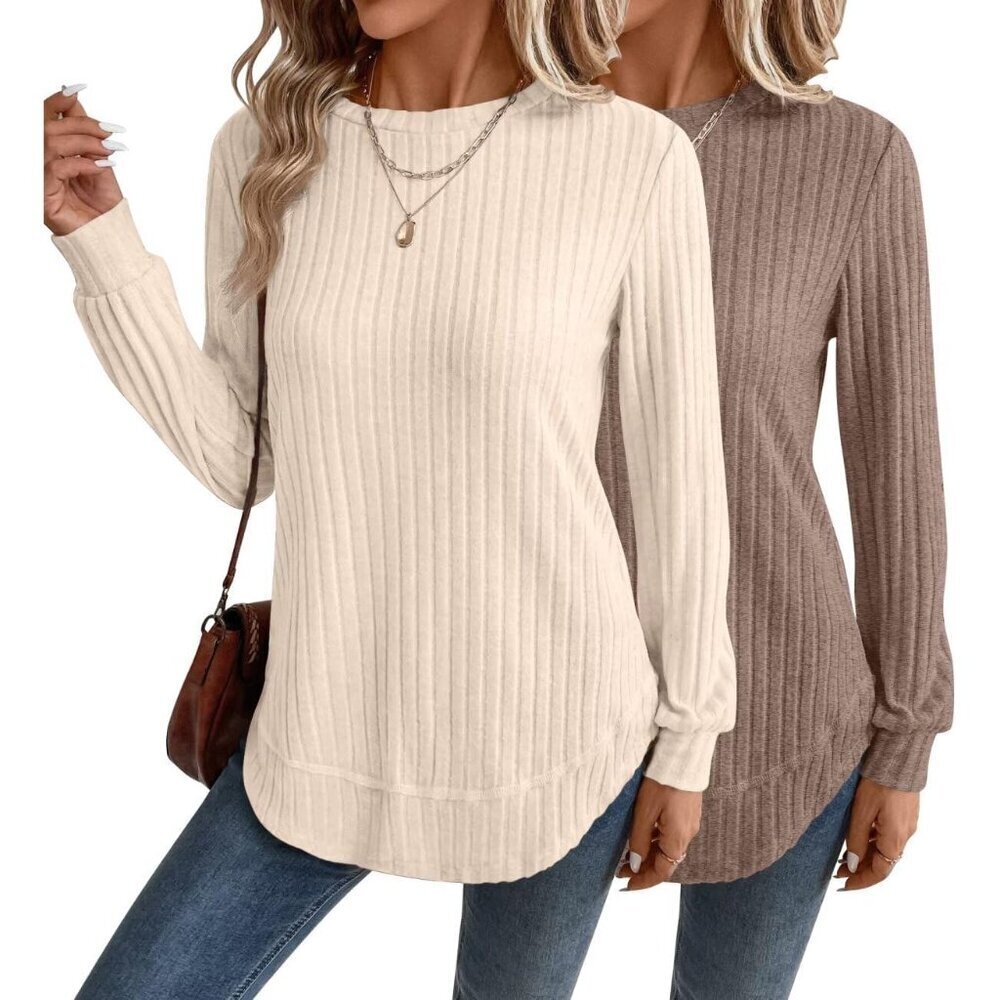 Women Long Sleeve Shirt Cotton Large Fall Casual Elegant Blouse